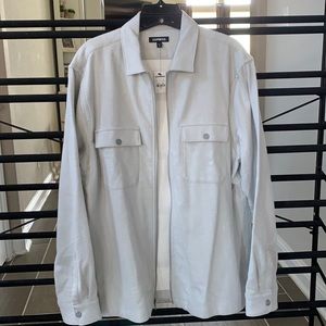 Express Wool Shirt Jacket NWT